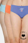 Zivame Low Rise Full Coverage Hipster Panty (Pack of 3) - Multicolor — thumbnail 1